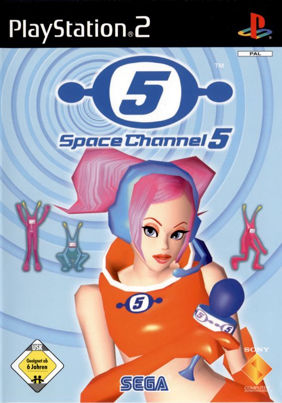 Space Channel 5 box art for Playstation 2